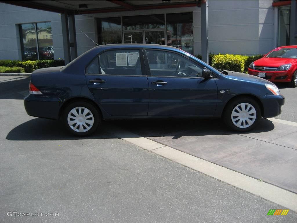 2006 Lancer ES - Mystic Blue Pearl / Gray photo #8