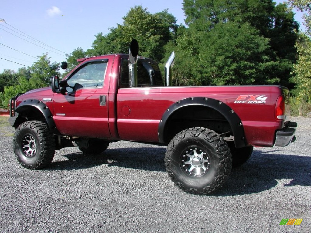 Dark Toreador Red Metallic 2007 Ford F350 Super Duty XL Regular Cab 4x4 Exterior Photo #70374693