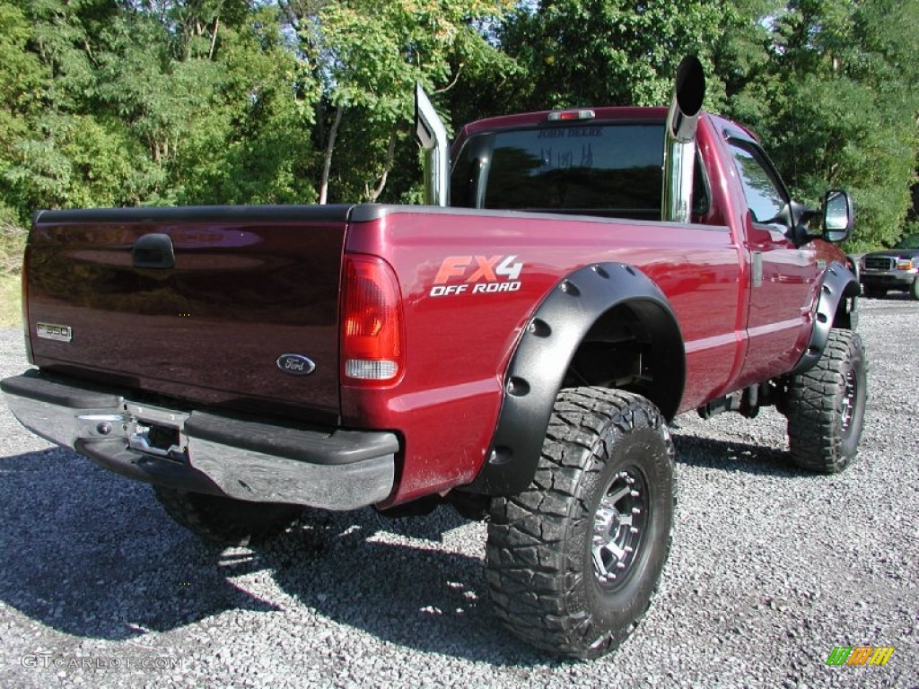 Dark Toreador Red Metallic 2007 Ford F350 Super Duty XL Regular Cab 4x4 Exterior Photo #70374747