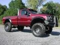 2007 Dark Toreador Red Metallic Ford F350 Super Duty XL Regular Cab 4x4  photo #20