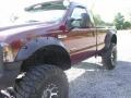 2007 Dark Toreador Red Metallic Ford F350 Super Duty XL Regular Cab 4x4  photo #46