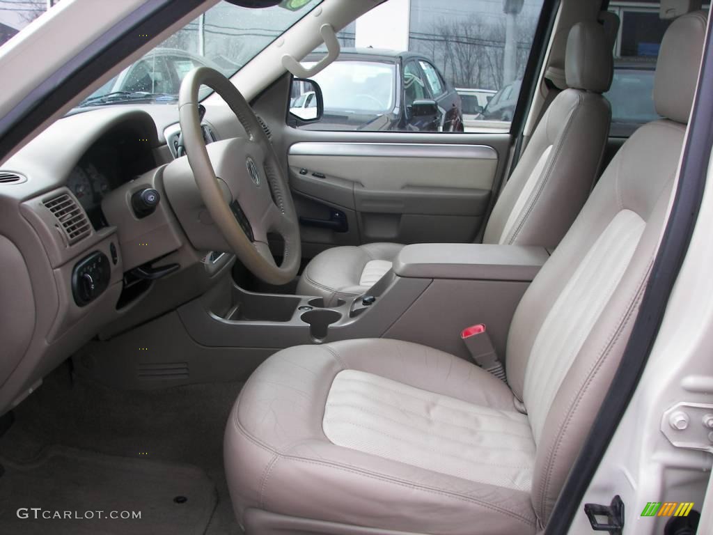 2005 Mountaineer V8 Premier AWD - Ivory Parchment Tri-Coat / Medium Dark Parchment photo #5
