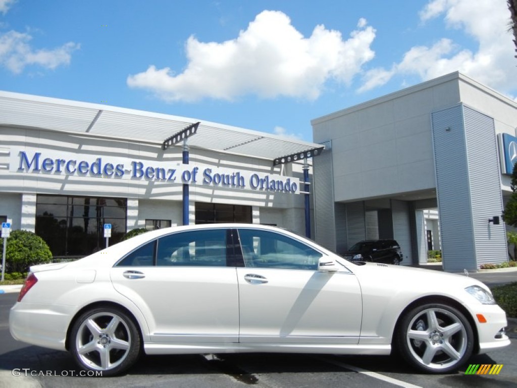 2013 S 550 Sedan - Diamond White Metallic / Sahara Beige/Black photo #1