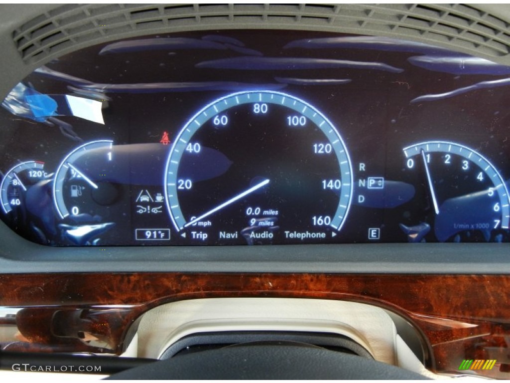 2013 Mercedes-Benz S 550 Sedan Gauges Photo #70376331