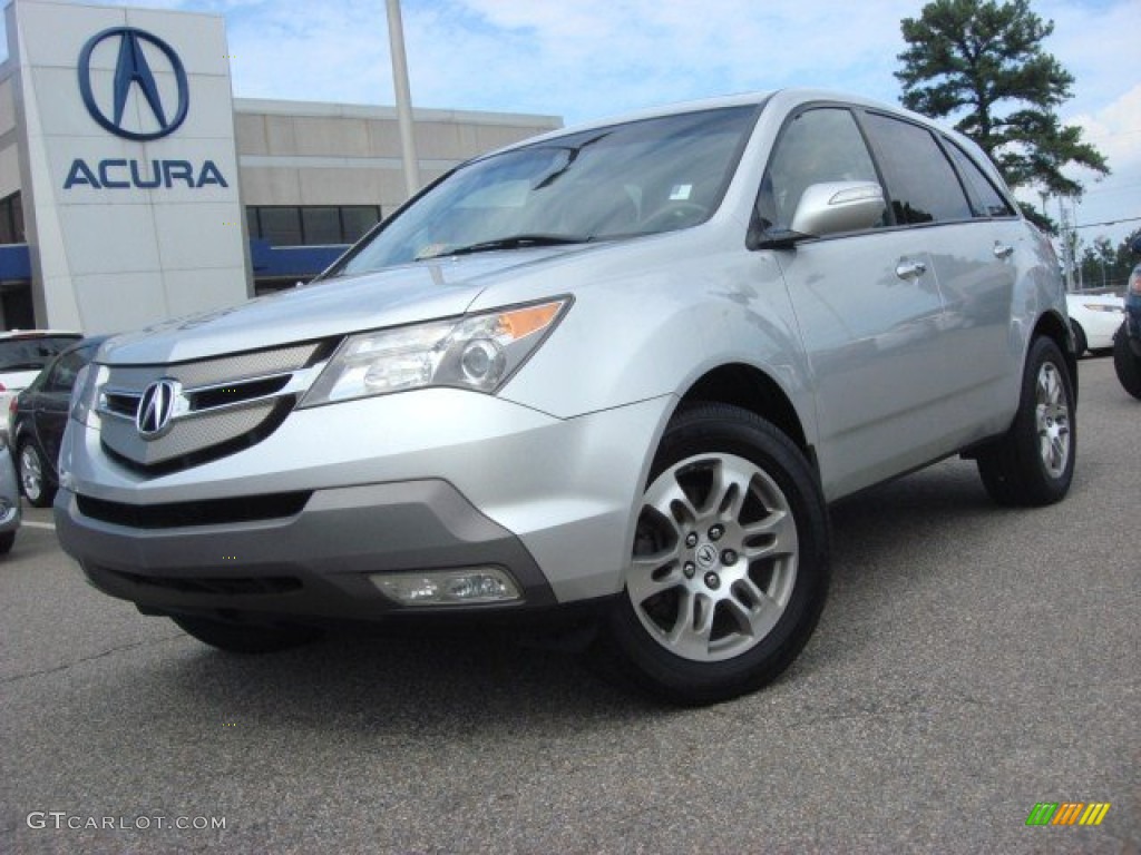 Billet Silver Metallic Acura MDX