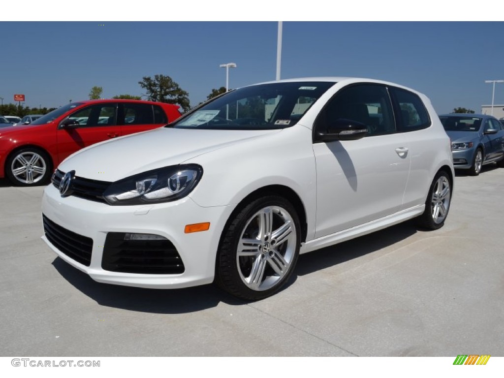 Candy White 2013 Volkswagen Golf R 2 Door 4Motion Exterior Photo #70377288