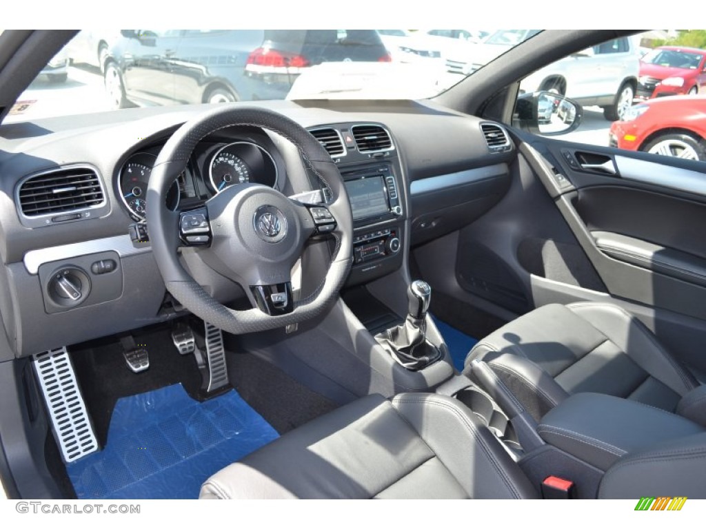 Titan Black Interior 2013 Volkswagen Golf R 2 Door 4Motion Photo #70377323