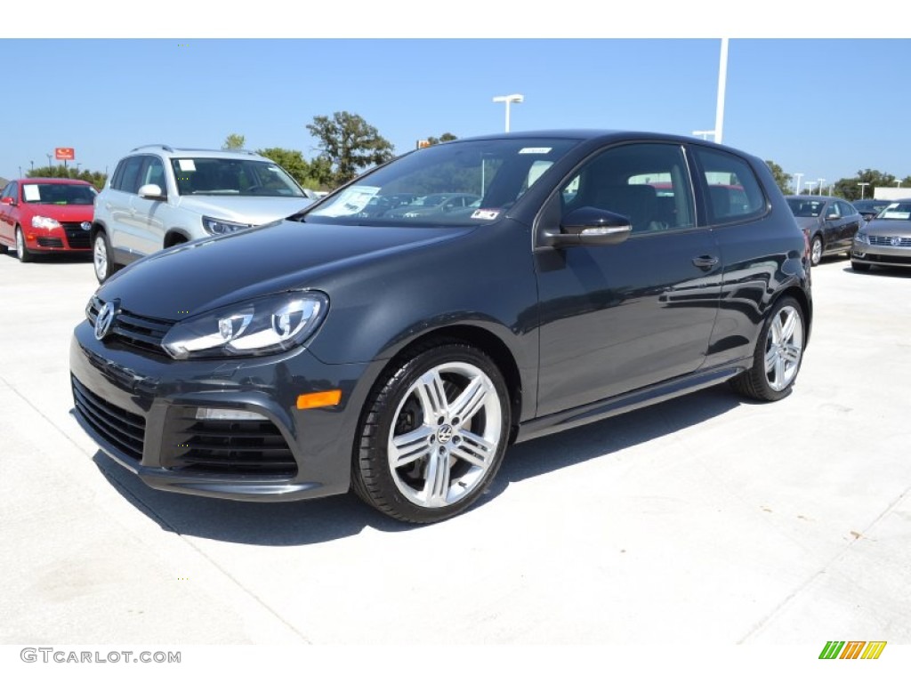 Carbon Steel Gray Metallic 2013 Volkswagen Golf R 2 Door 4Motion Exterior Photo #70377396