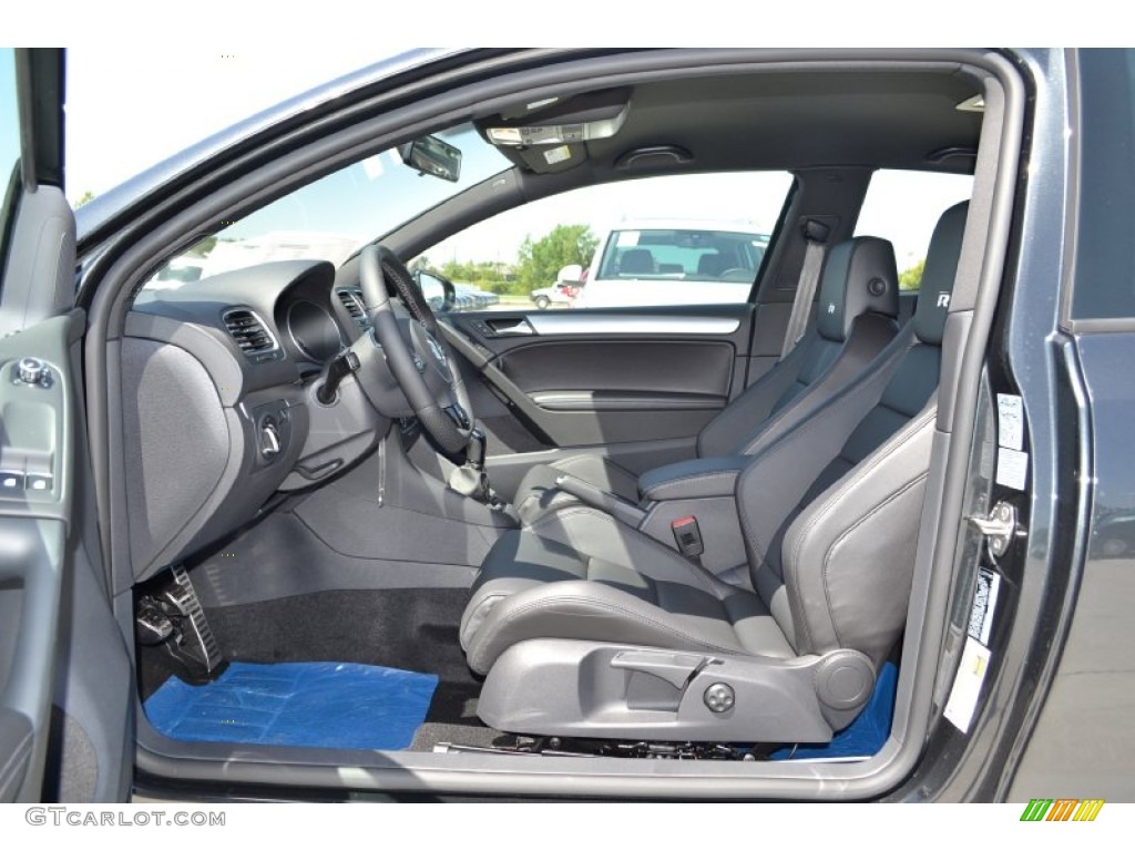 Titan Black Interior 2013 Volkswagen Golf R 2 Door 4Motion Photo #70377414