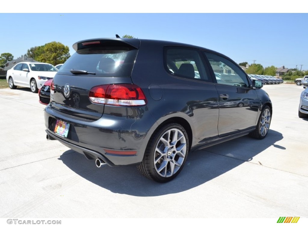 2013 GTI 2 Door - Carbon Steel Gray Metallic / Interlagos Plaid Cloth photo #2