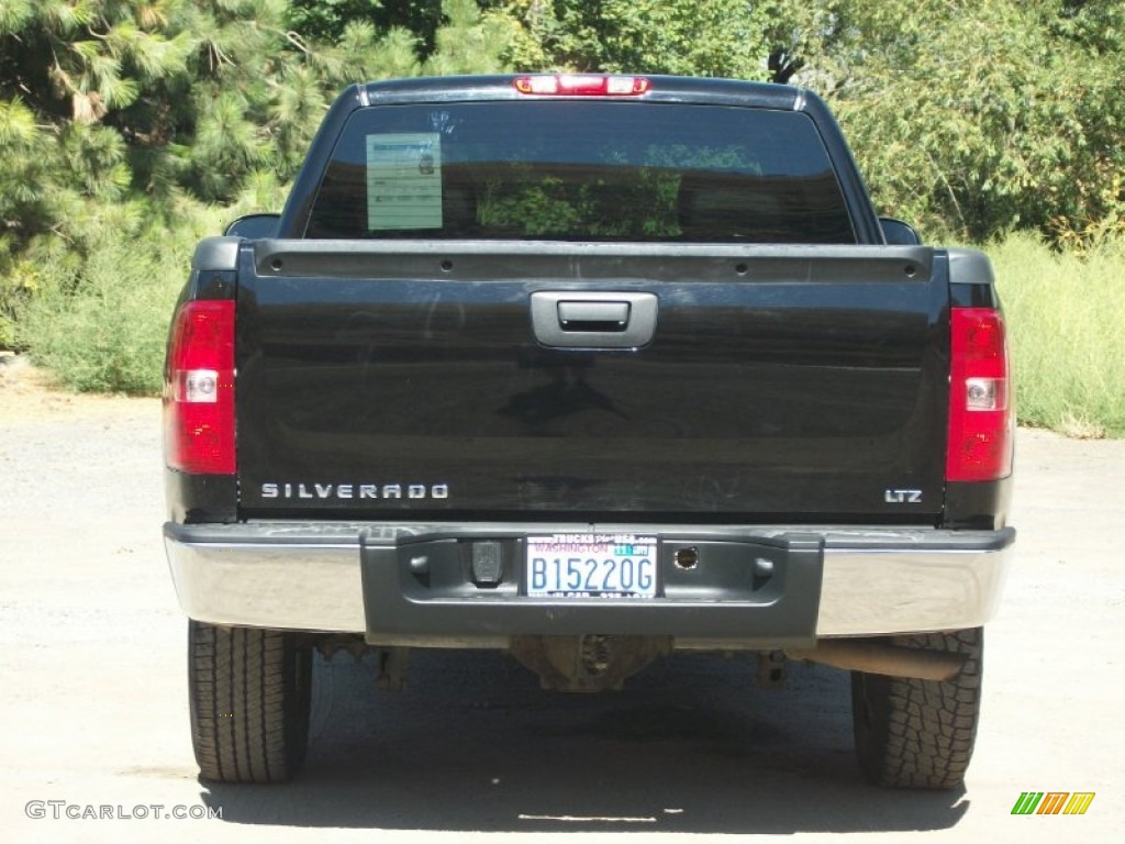 2008 Silverado 1500 LTZ Extended Cab 4x4 - Black / Ebony photo #3