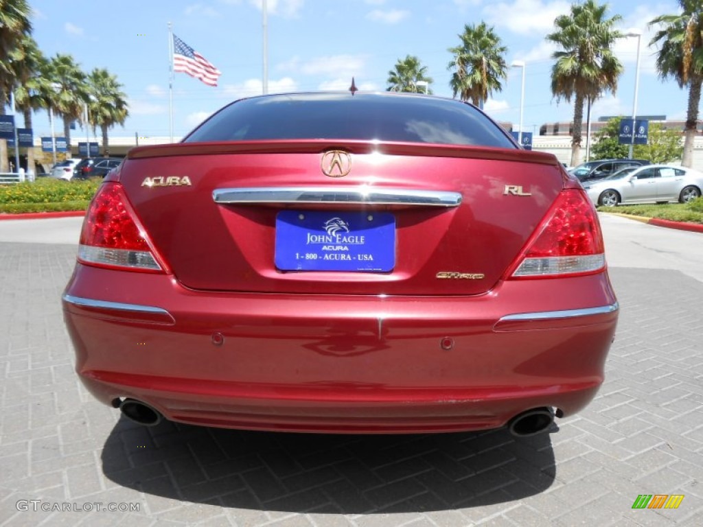 2005 RL 3.5 AWD Sedan - Redondo Red Pearl / Taupe photo #5