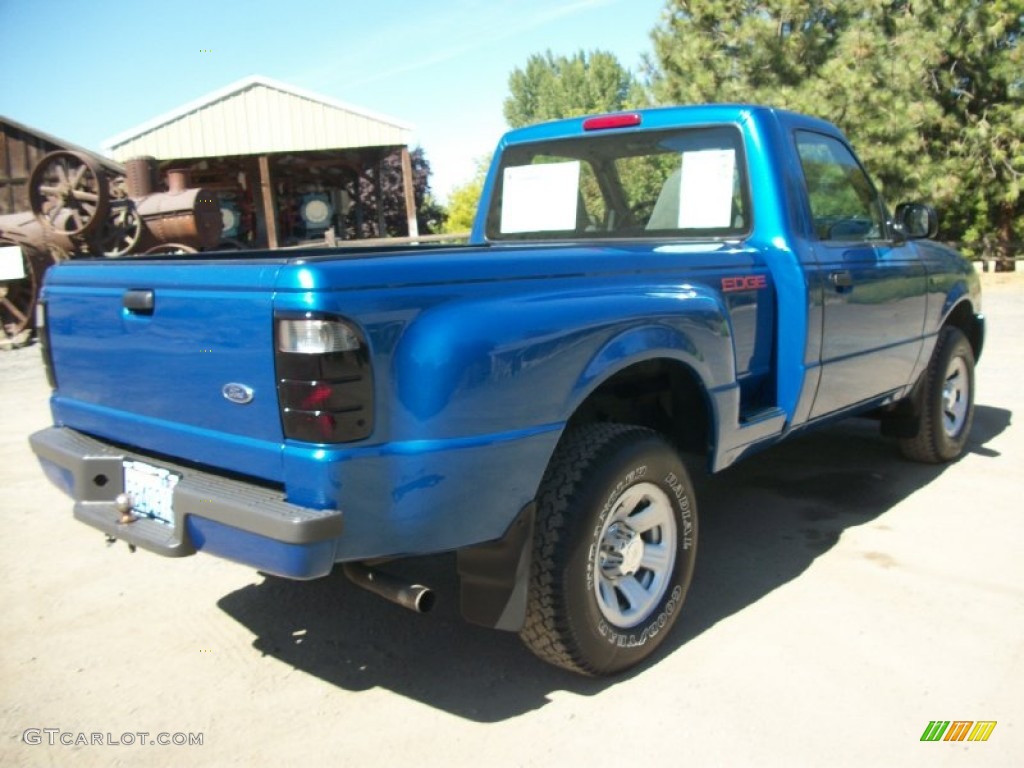 Bright Island Blue Metallic 2002 Ford Ranger Edge Regular Cab Exterior Photo #70377939