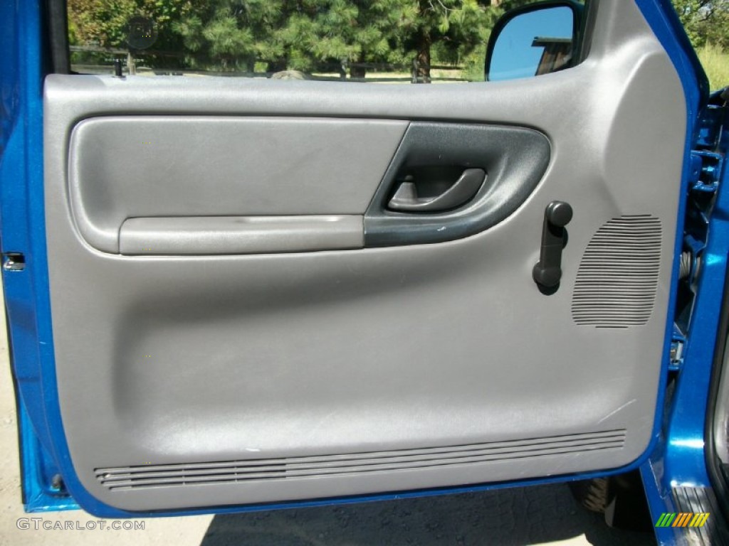 2002 Ford Ranger Edge Regular Cab Dark Graphite Door Panel Photo #70378083