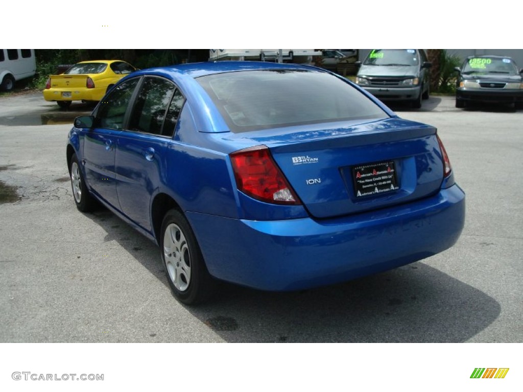 2004 ION 2 Sedan - Electric Blue / Grey photo #5