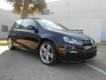 2013 Deep Black Pearl Metallic Volkswagen Golf R 2 Door 4Motion  photo #1