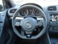 Titan Black Steering Wheel Photo for 2013 Volkswagen Golf R #70379571