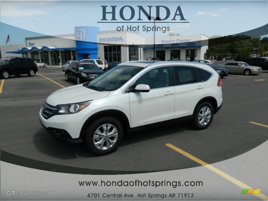 White Diamond Pearl Honda CR-V