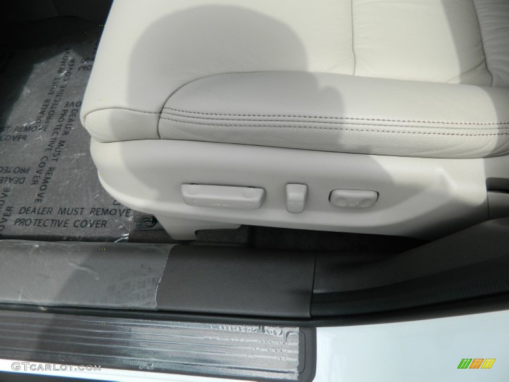 2012 CR-V EX-L - White Diamond Pearl / Beige photo #11