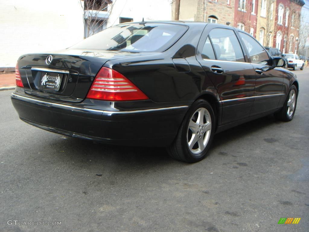 2004 S 430 Sedan - Black / Charcoal photo #3