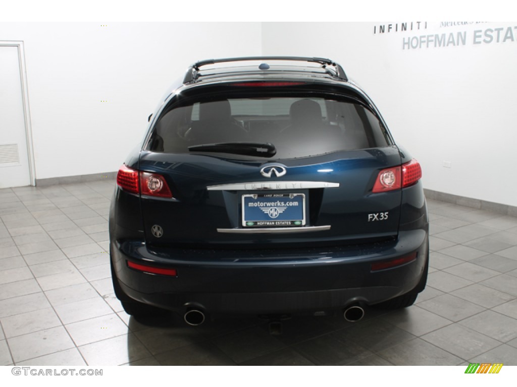 2006 FX 35 AWD - Sapphire Blue Pearl / Wheat photo #4