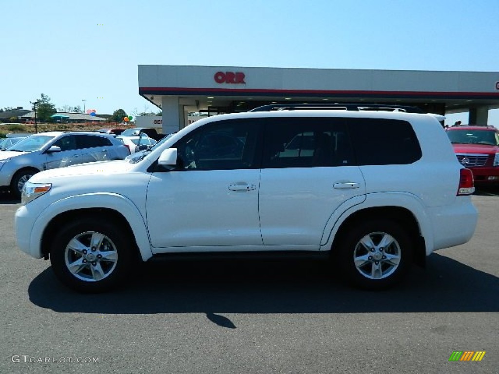 2011 Land Cruiser  - Super White / Sand Beige photo #6