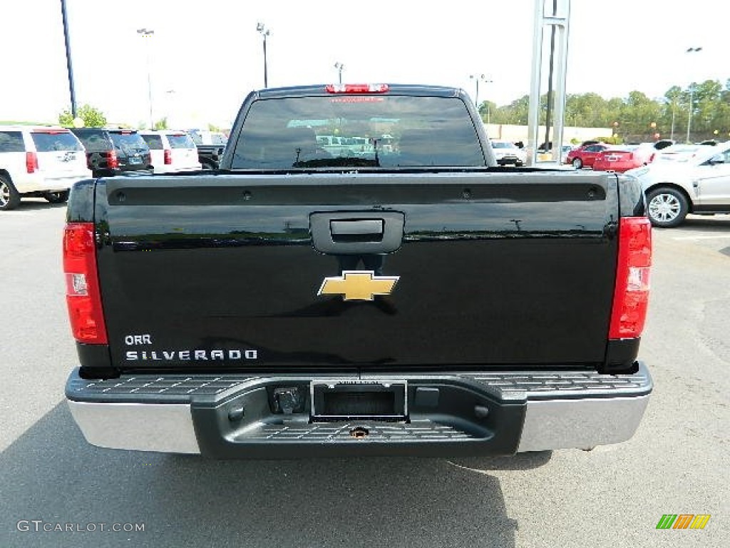 2009 Silverado 1500 Extended Cab - Black / Dark Titanium photo #4