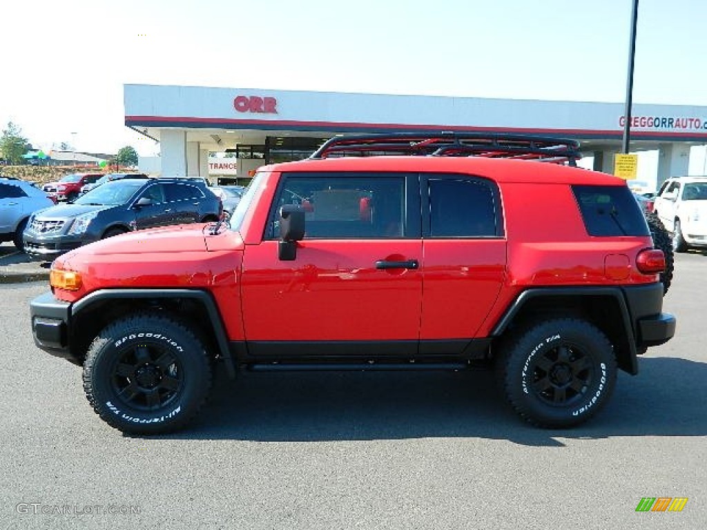 2012 FJ Cruiser Trail Teams Special Edition 4WD - Radiant Red / Dark Charcoal/Red photo #6