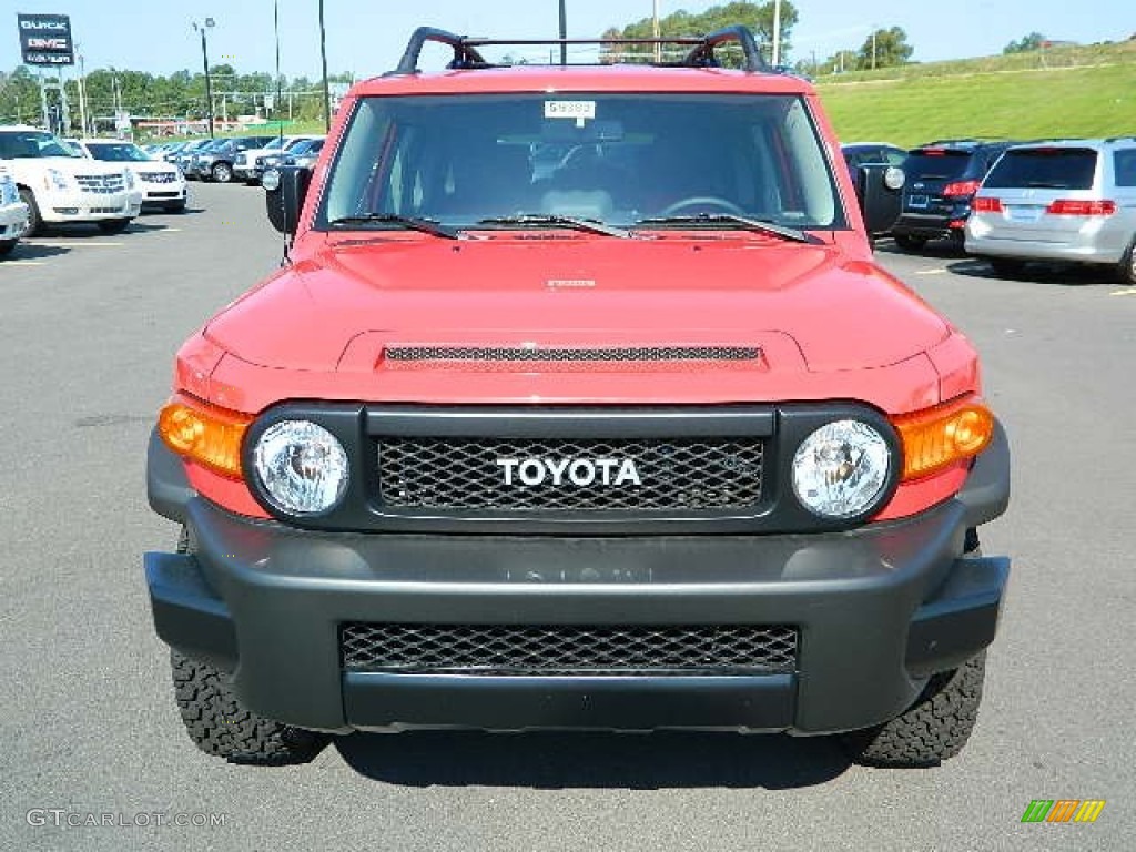 2012 FJ Cruiser Trail Teams Special Edition 4WD - Radiant Red / Dark Charcoal/Red photo #8