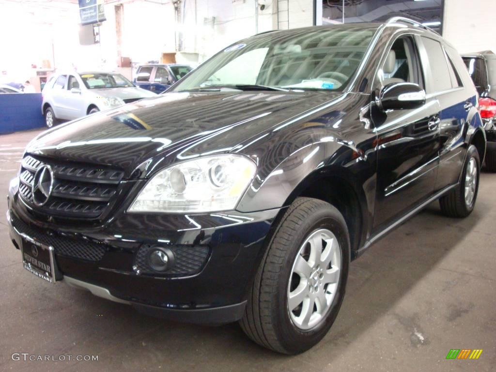 2006 ML 350 4Matic - Obsidian Black Metallic / Ash photo #1