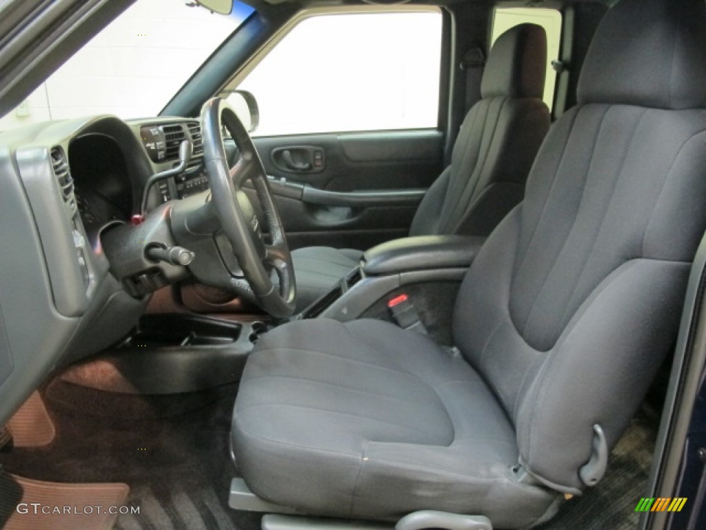 Graphite Interior 2003 GMC Sonoma SL Extended Cab 4x4 Photo #70385079