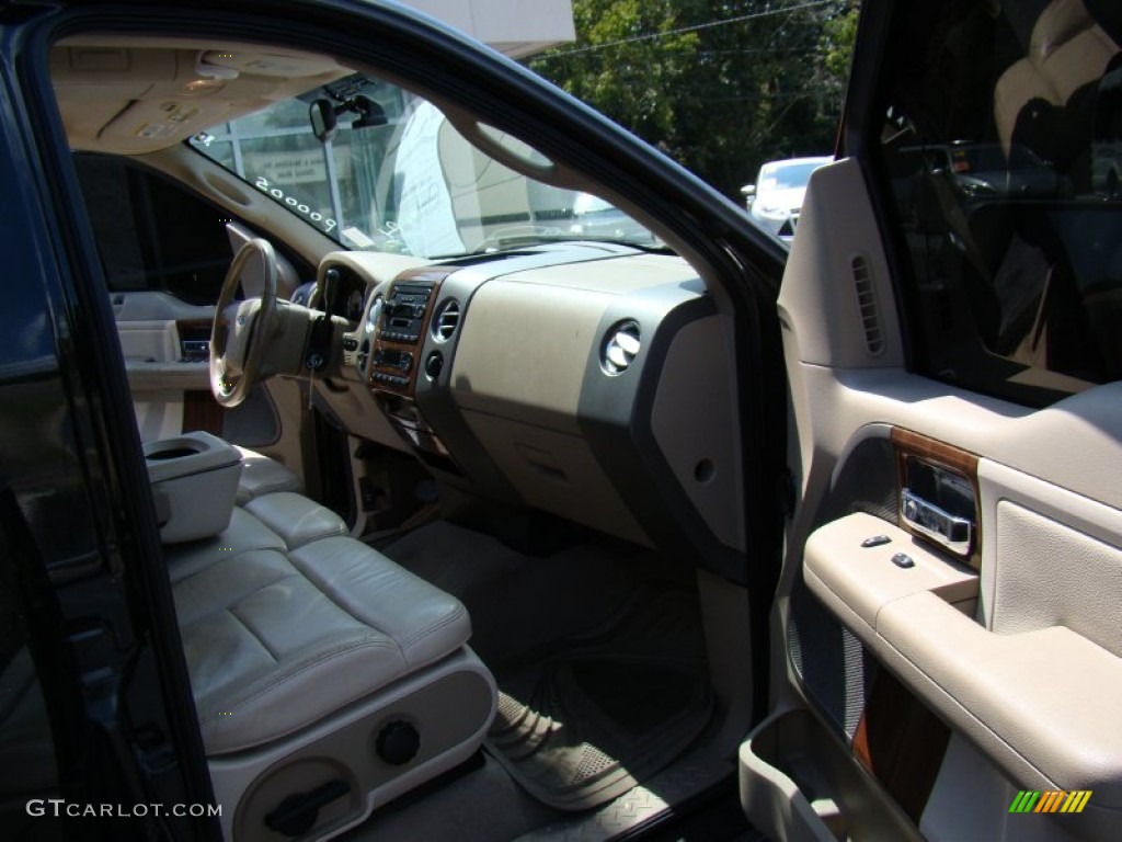 2004 F150 Lariat SuperCrew - Black / Tan photo #12