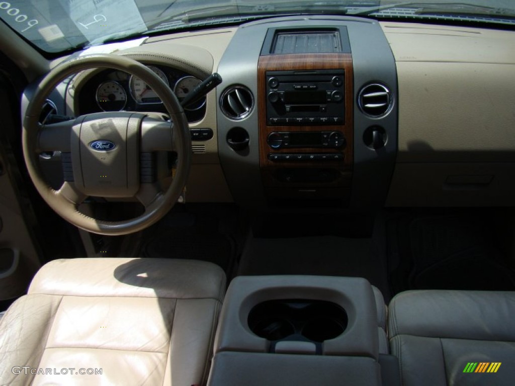 2004 F150 Lariat SuperCrew - Black / Tan photo #14