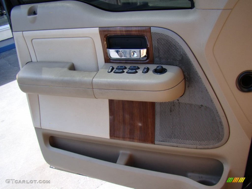 2004 F150 Lariat SuperCrew - Black / Tan photo #16