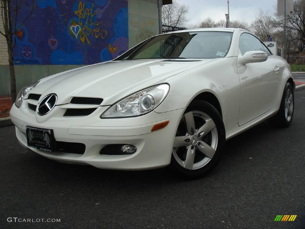 2006 Alabaster White MercedesBenz SLK 280 Roadster 7022075 GTCarLot
