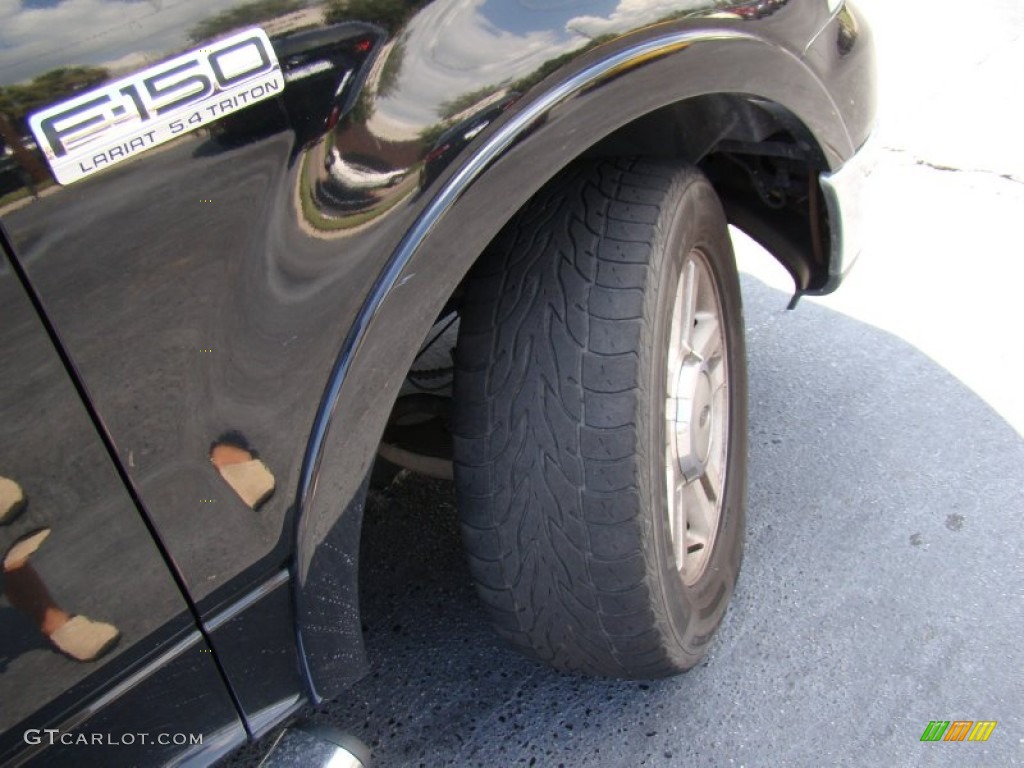 2004 F150 Lariat SuperCrew - Black / Tan photo #24