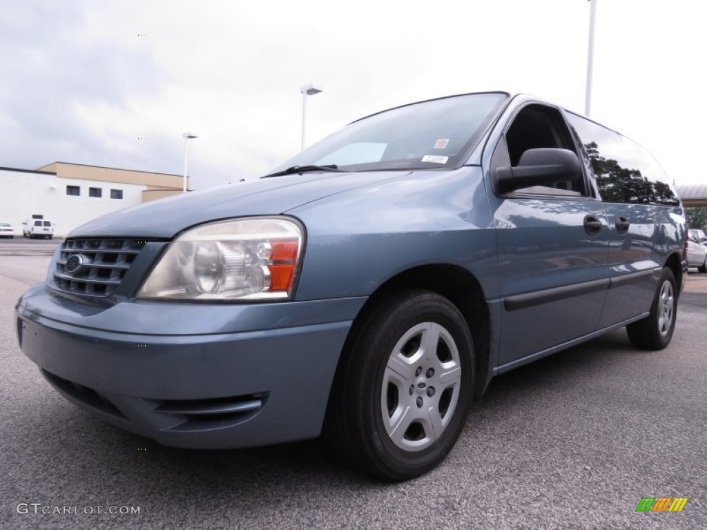 2004 Freestar S - Medium Steel Blue Metallic / Flint Grey photo #1