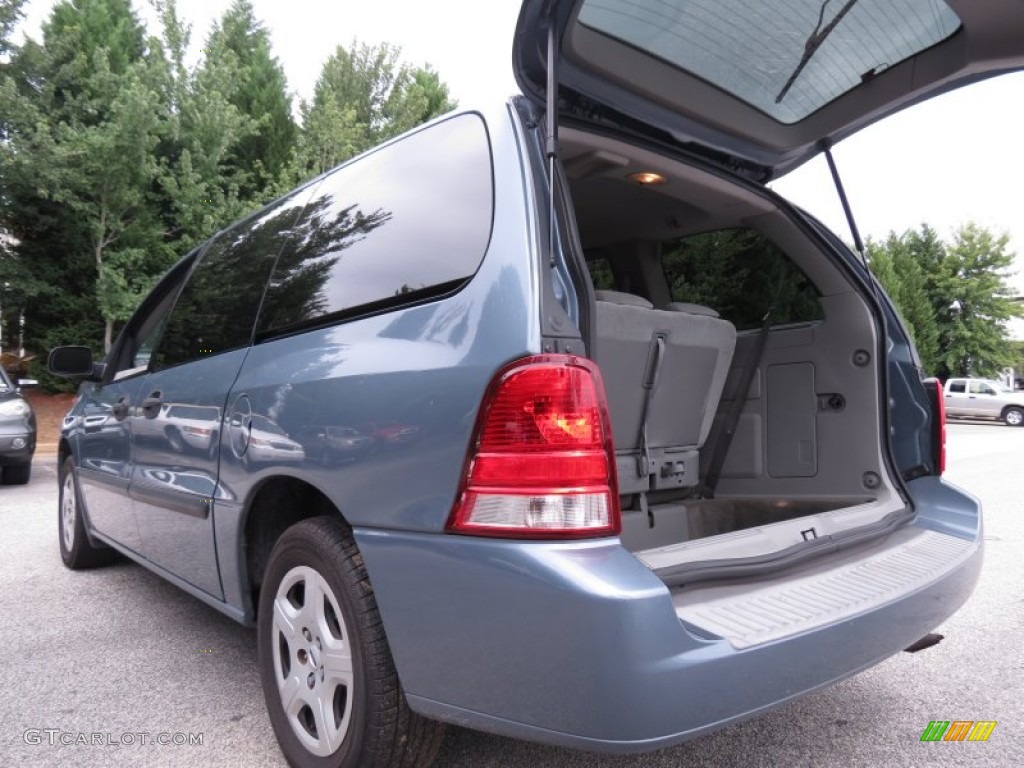 2004 Freestar S - Medium Steel Blue Metallic / Flint Grey photo #8