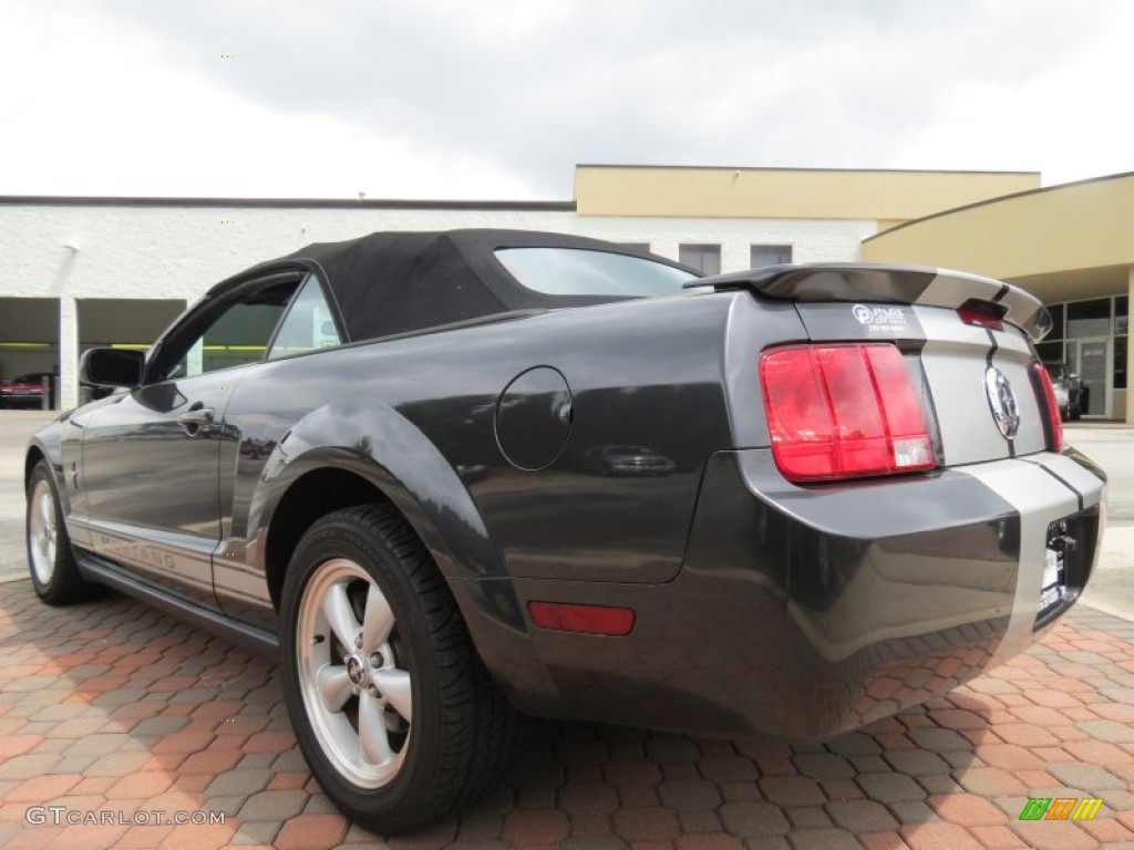 2007 Mustang V6 Premium Convertible - Alloy Metallic / Light Graphite photo #2