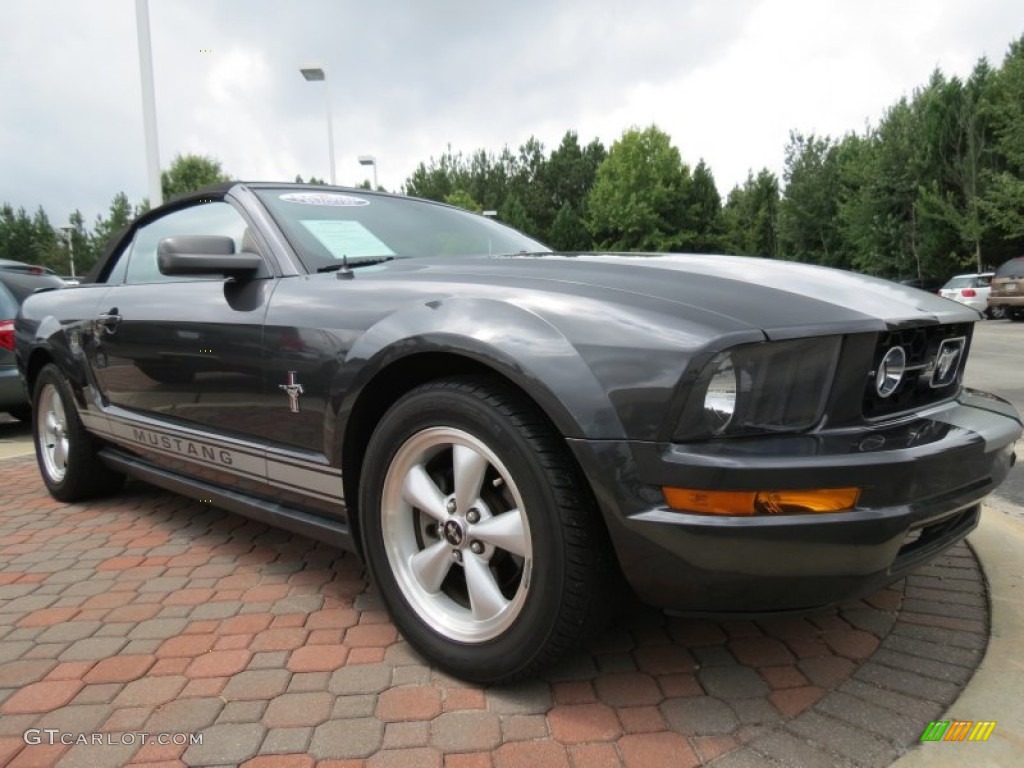 2007 Mustang V6 Premium Convertible - Alloy Metallic / Light Graphite photo #4
