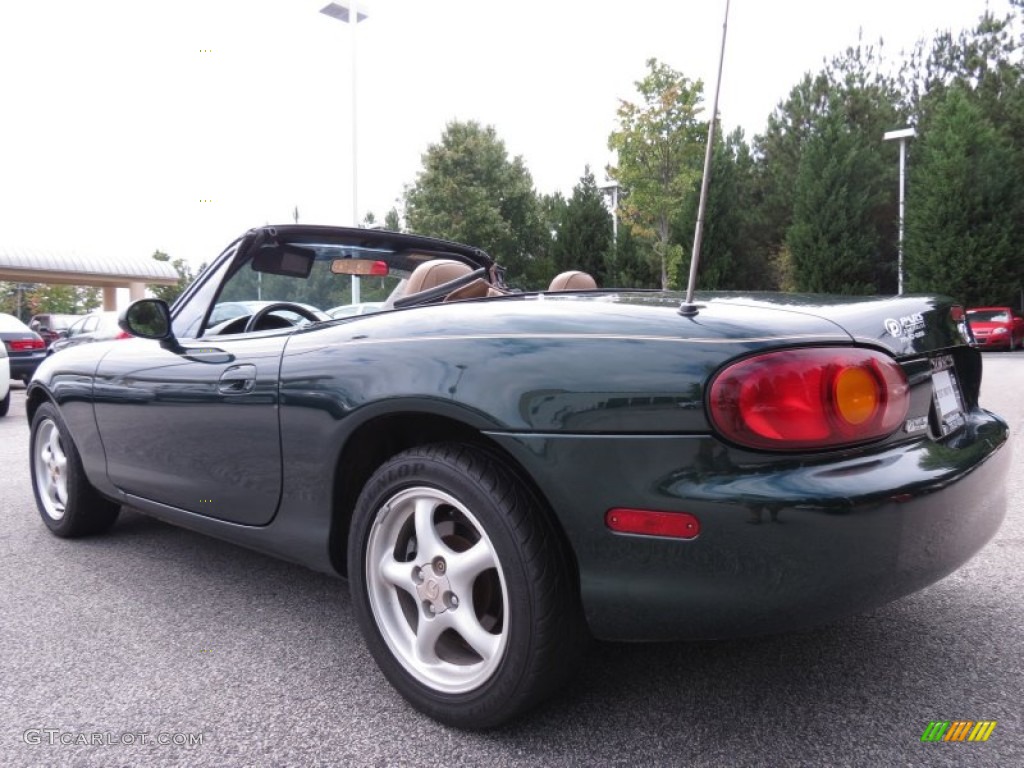 1999 MX-5 Miata LP Roadster - Emerald Green Mica / Tan photo #2