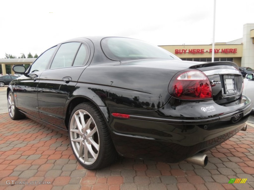 Ebony Black 2006 Jaguar S-Type R Exterior Photo #70387752
