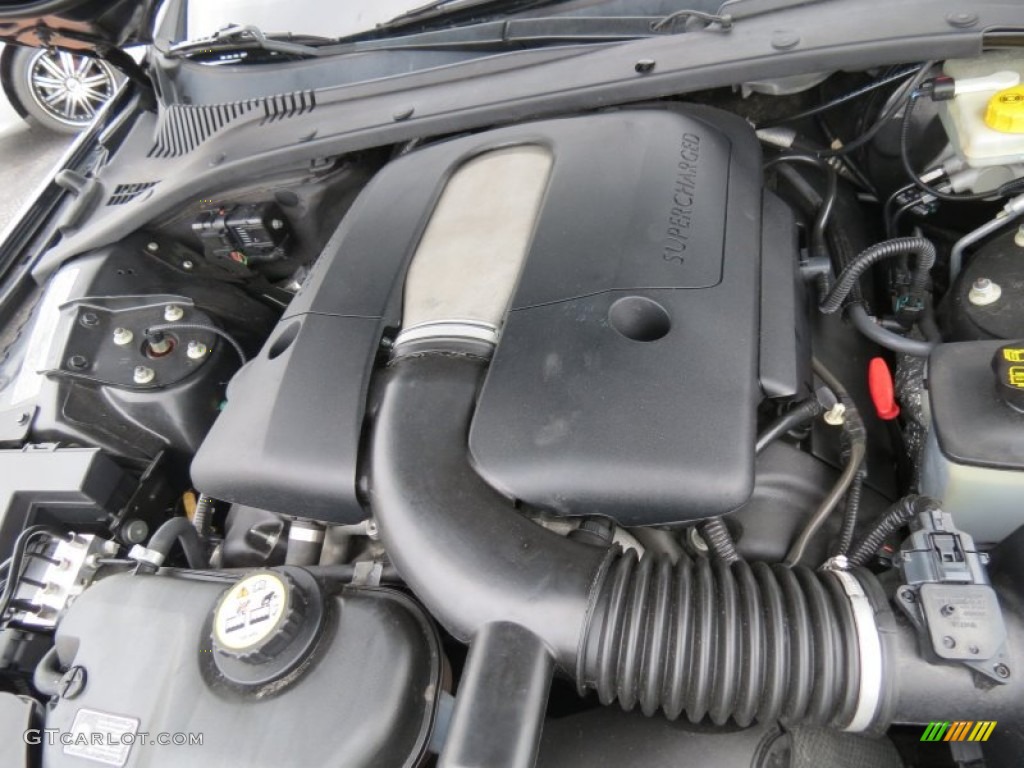 2006 Jaguar S-Type R 4.2 Liter Supercharged DOHC 32-Valve VVT V8 Engine Photo #70387860