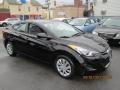 2012 Black Noir Pearl Hyundai Elantra GLS  photo #3