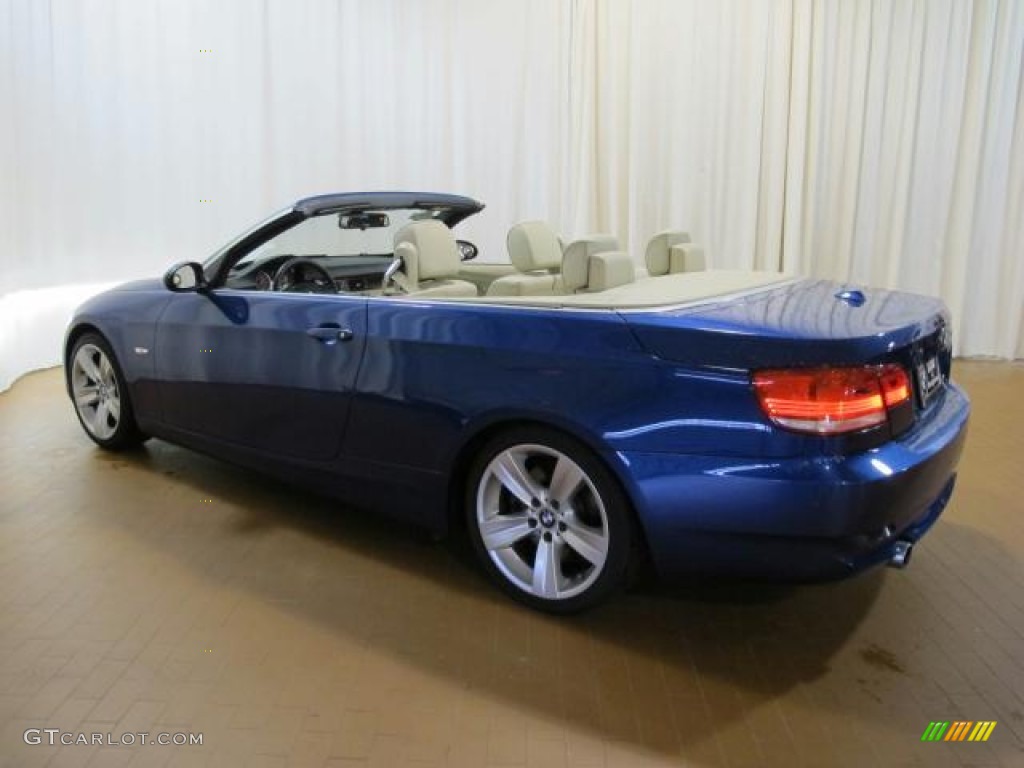 2007 3 Series 335i Convertible - Montego Blue Metallic / Cream Beige photo #5