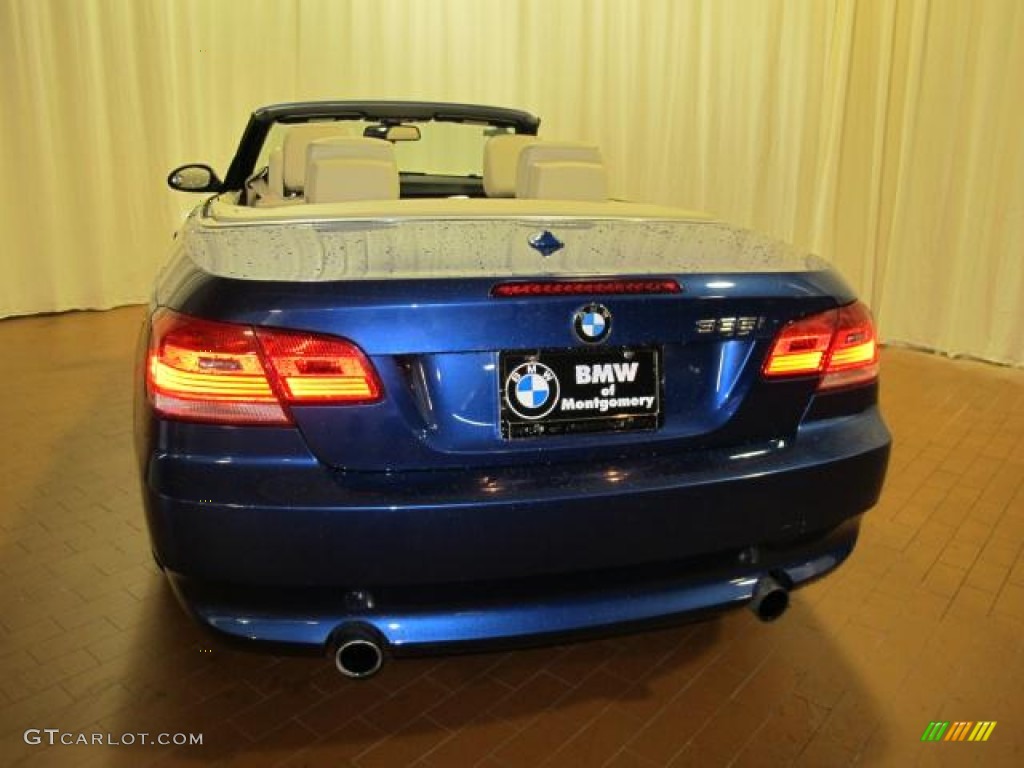 2007 3 Series 335i Convertible - Montego Blue Metallic / Cream Beige photo #7
