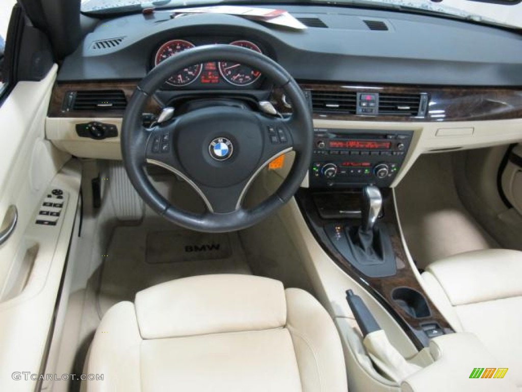2007 3 Series 335i Convertible - Montego Blue Metallic / Cream Beige photo #17