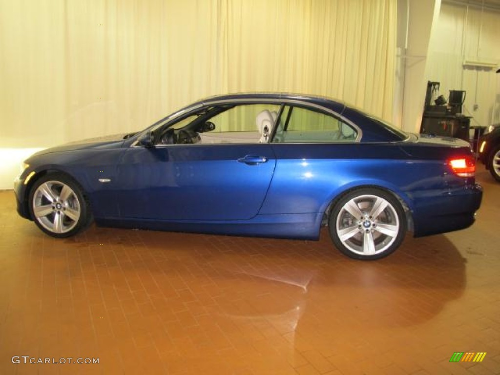 2007 3 Series 335i Convertible - Montego Blue Metallic / Cream Beige photo #21