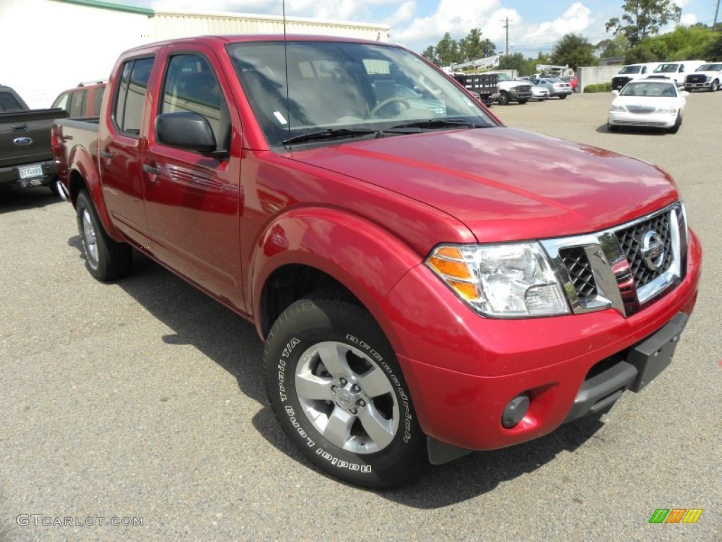 Lava Red Nissan Frontier