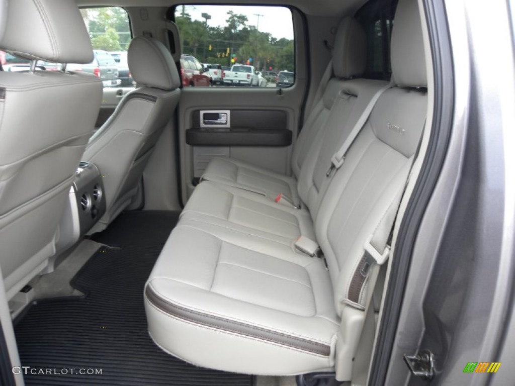 Medium Stone Leather/Sienna Brown Interior 2010 Ford F150 Platinum SuperCrew 4x4 Photo #70388690